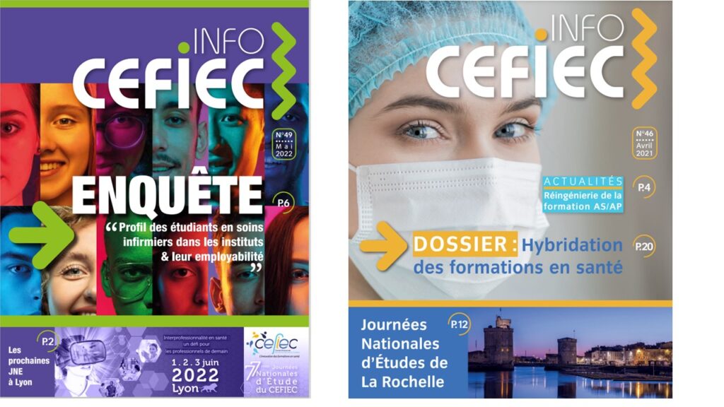 2 Couvertures du magazine Cefiec