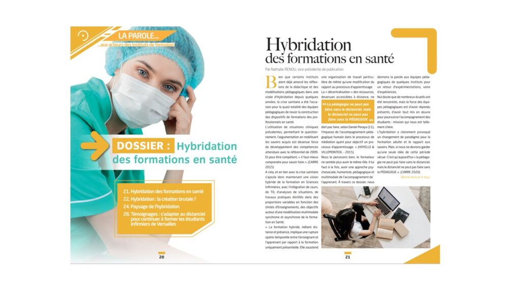 Double page du magazine Cefiec