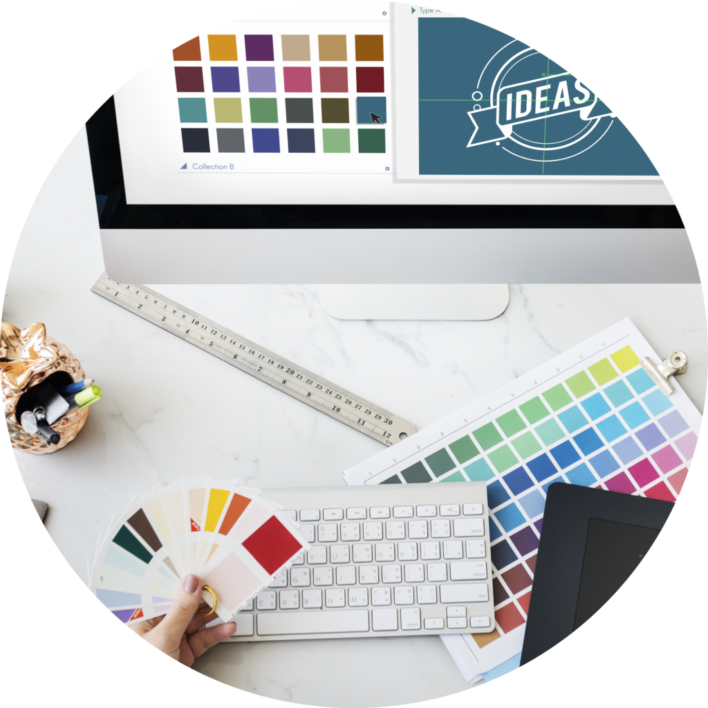 Photo représentant la prestation de graphisme.